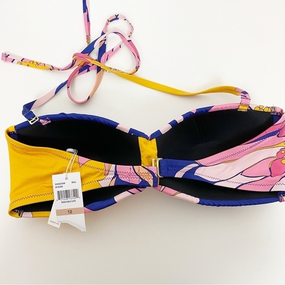 Trina Turk Breeze High Waist Bandeau Bikini Set - Picture 4 of 8